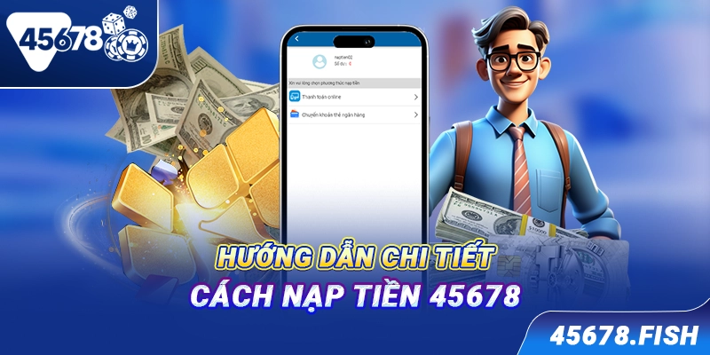 Hướng dẫn chi tiết cách nạp tiền 45678